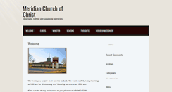 Desktop Screenshot of meridianchurchofchrist.org
