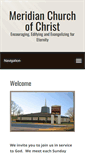Mobile Screenshot of meridianchurchofchrist.org